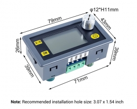 DC 5-30V 35W 4A Adjustable Step UP Down Power Supply Module, DC-DC Buck Boost Converter, CCCV Voltage Converter Solar Charging